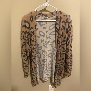 Leopard Print Cardigan